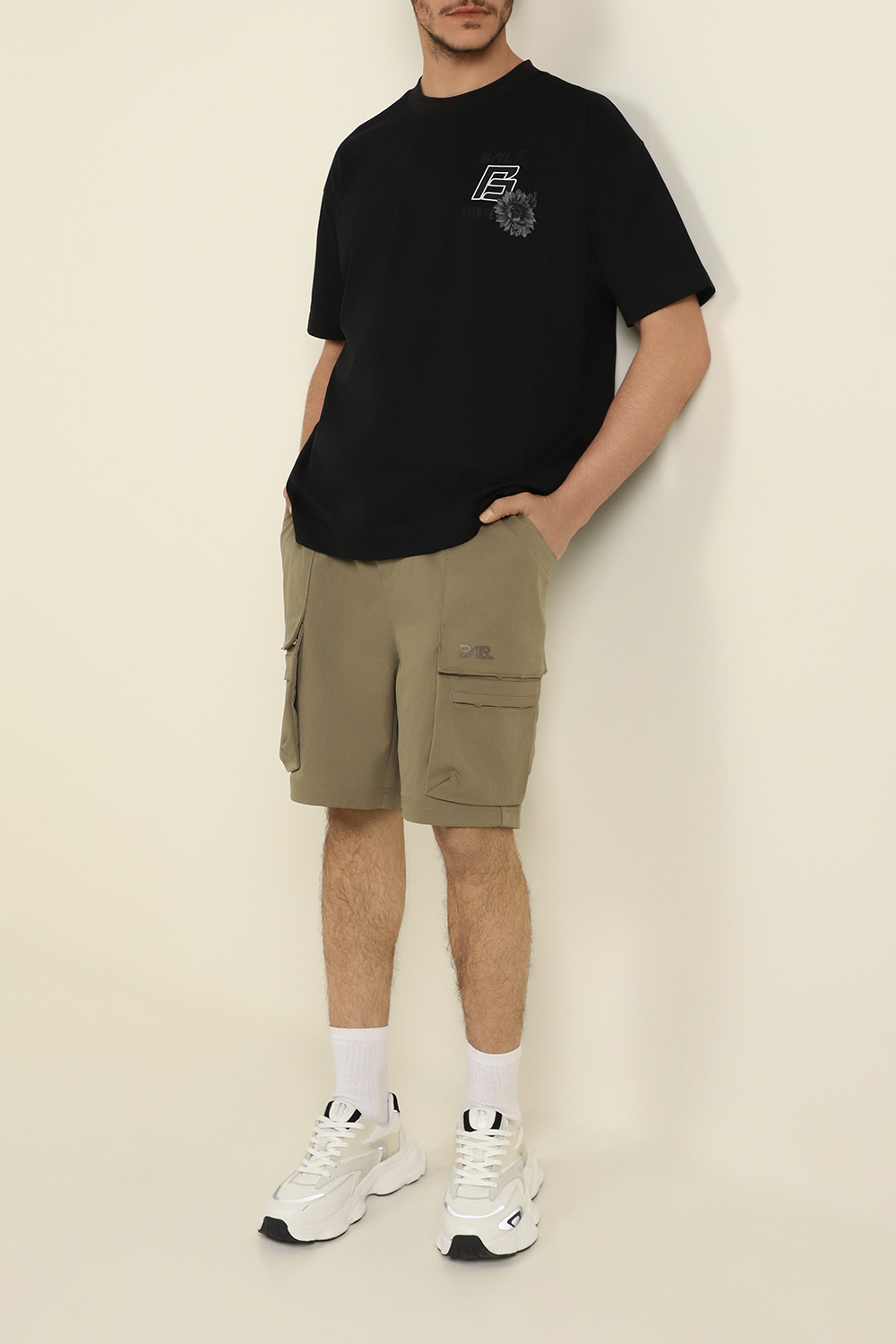 חולצת טי בגזרה משוחררת BALR